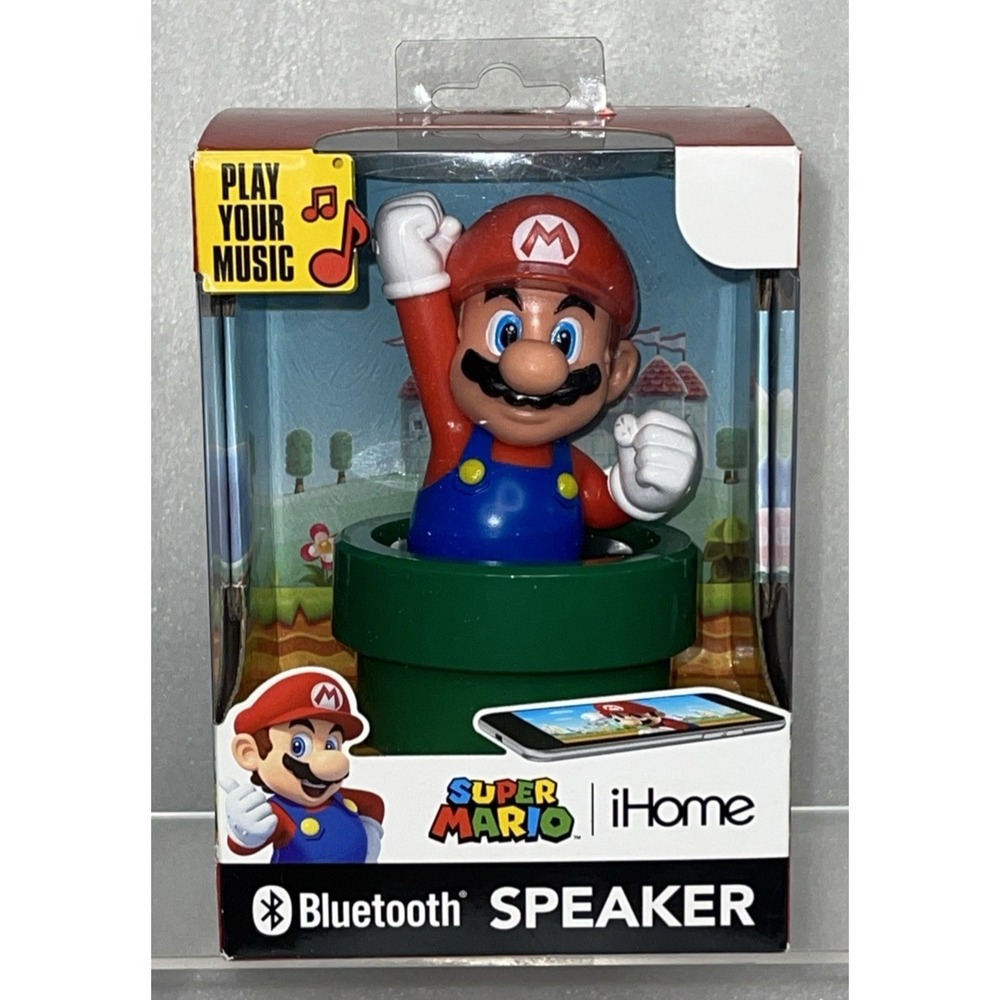 Nintendo Super Mario iHome Bluetooth Speaker Micro USB Charging Cable Included - Picture 9 of 12